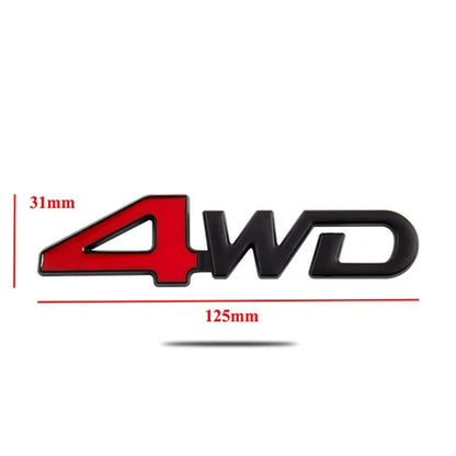4WD-Abzeichenaufkleber 