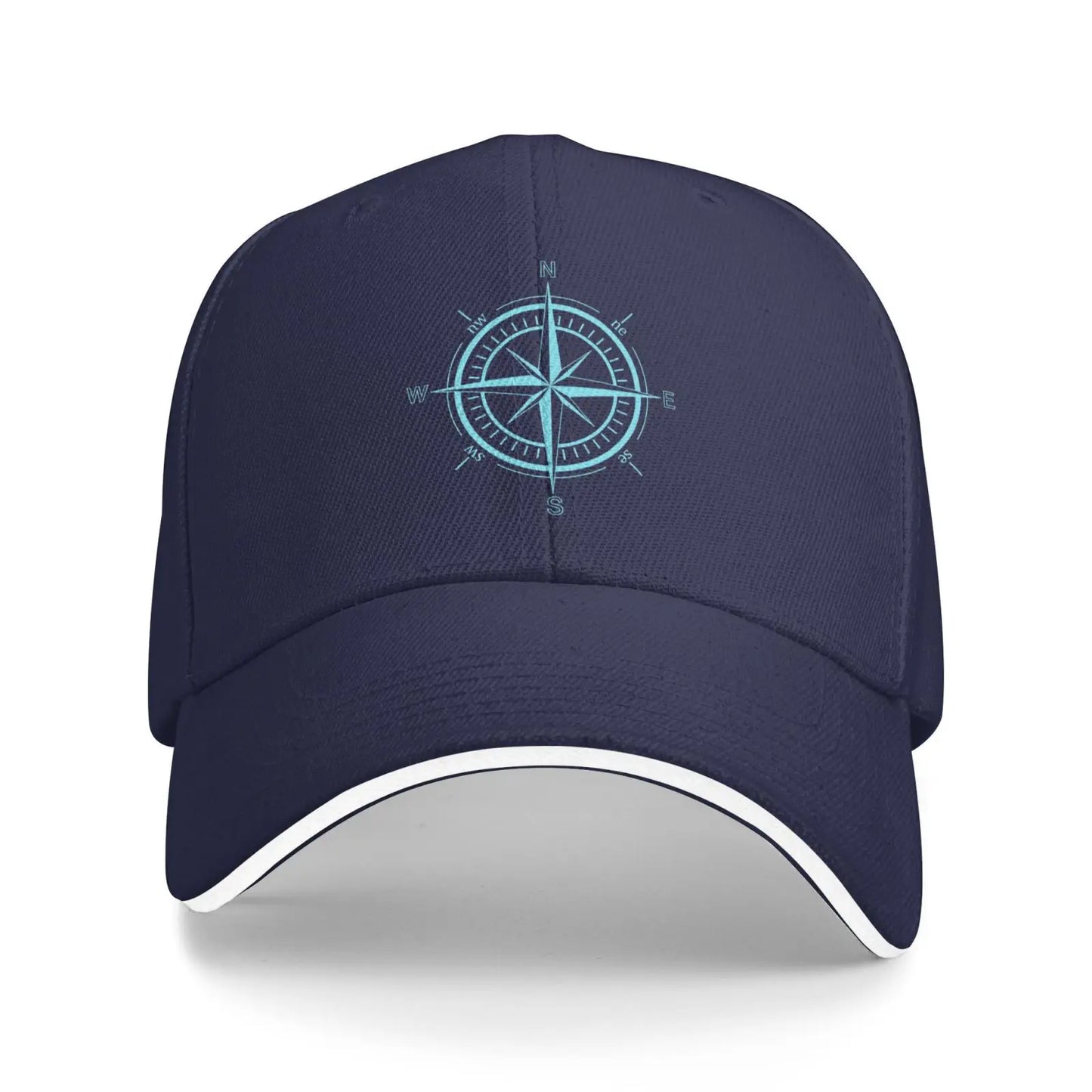 Compass Print Baseball Cap 