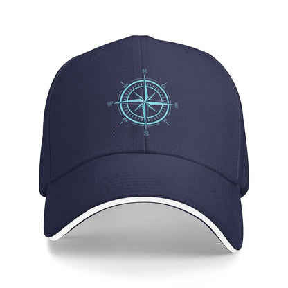 Compass Print Baseball Cap 
