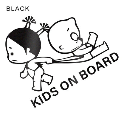 Adesivo per auto "Bambini a bordo".