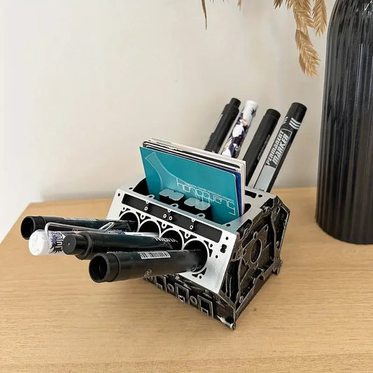 Engine Block Pen Holder
