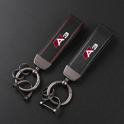 A3 Leather Keychain