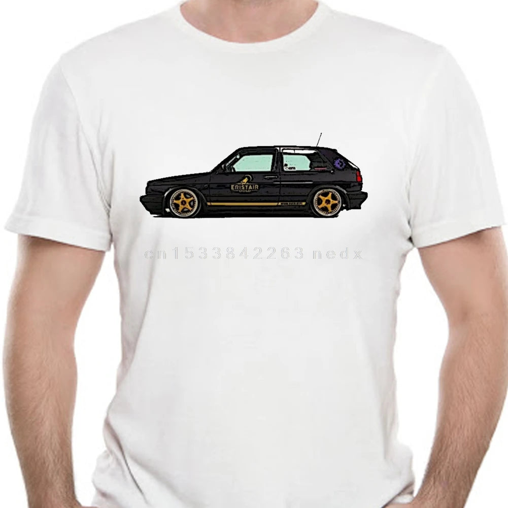 Camiseta de algodão inspirada no GTI