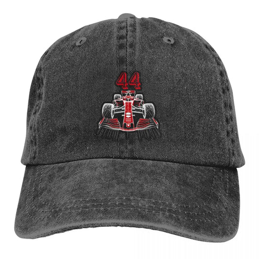 Red 44 F1 Washed Cap