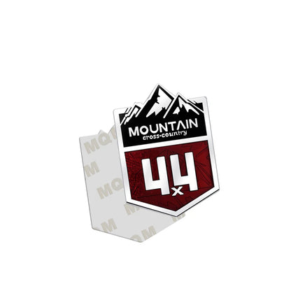 4x4 Mountain Frontgrillaufkleber 