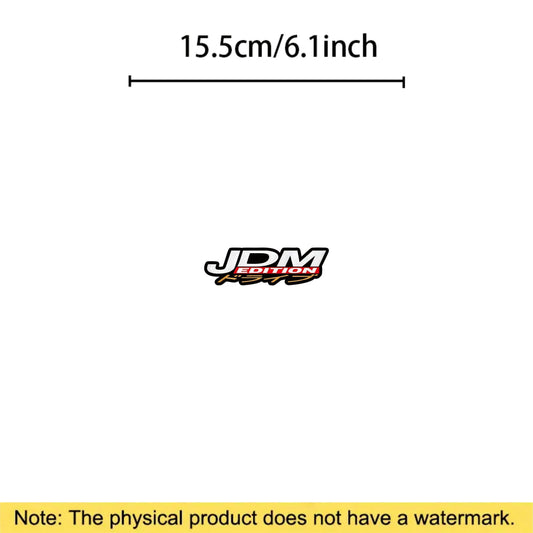 Calcomanías de unidad de edición JDM