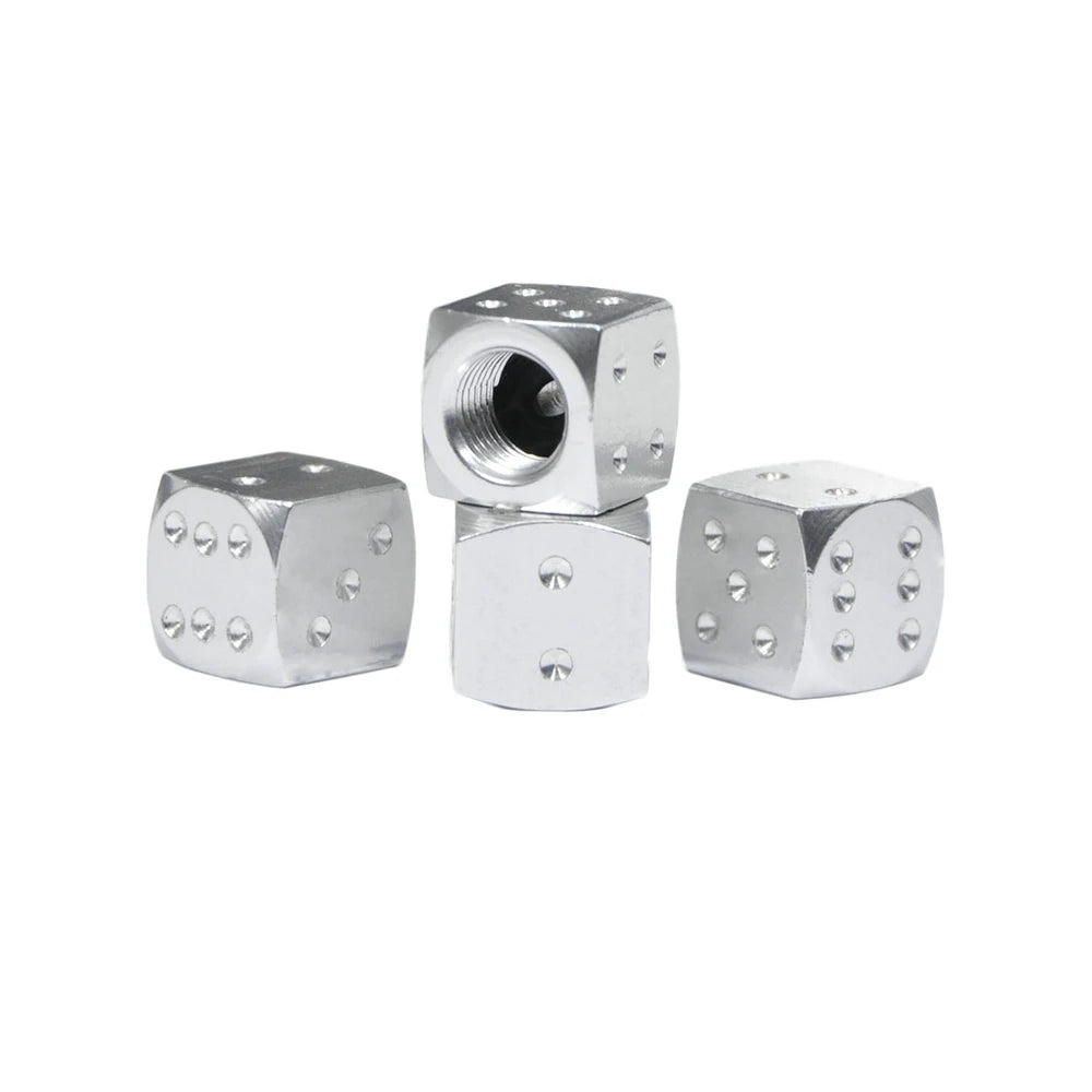 4Pcs/Set Aluminum Valve Caps 