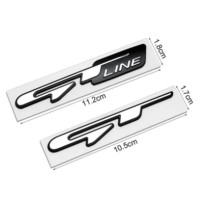 3D Car GT Line Badge