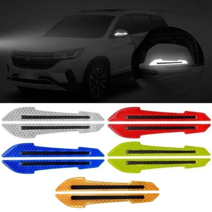 Pegatinas reflectantes del espejo del auto