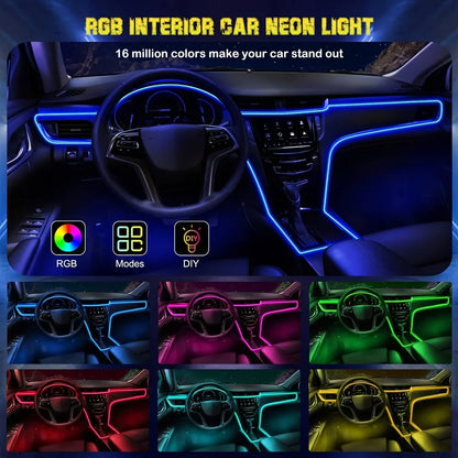 Interior Car Neon Light Kit