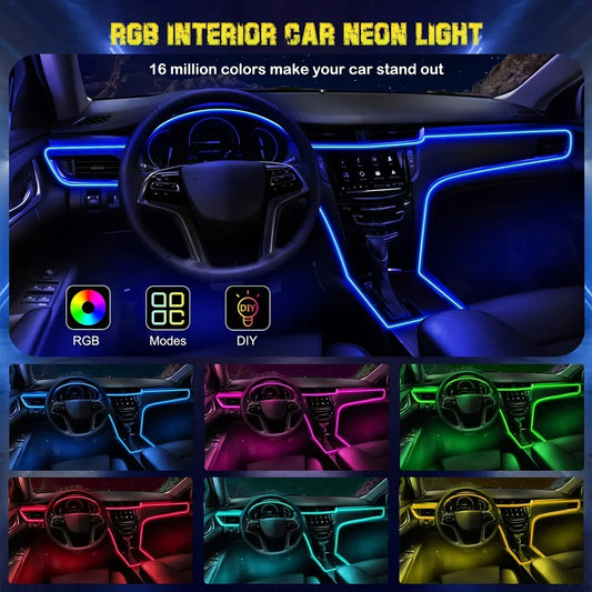 Interior Car Neon Light Kit