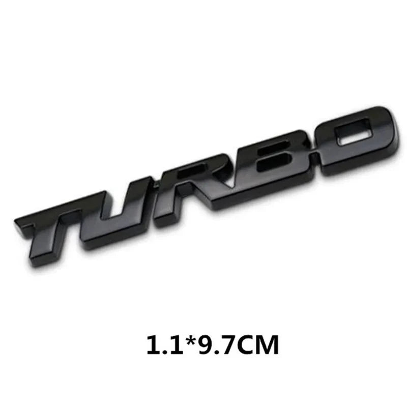 Turbo 3D Car Sticker 