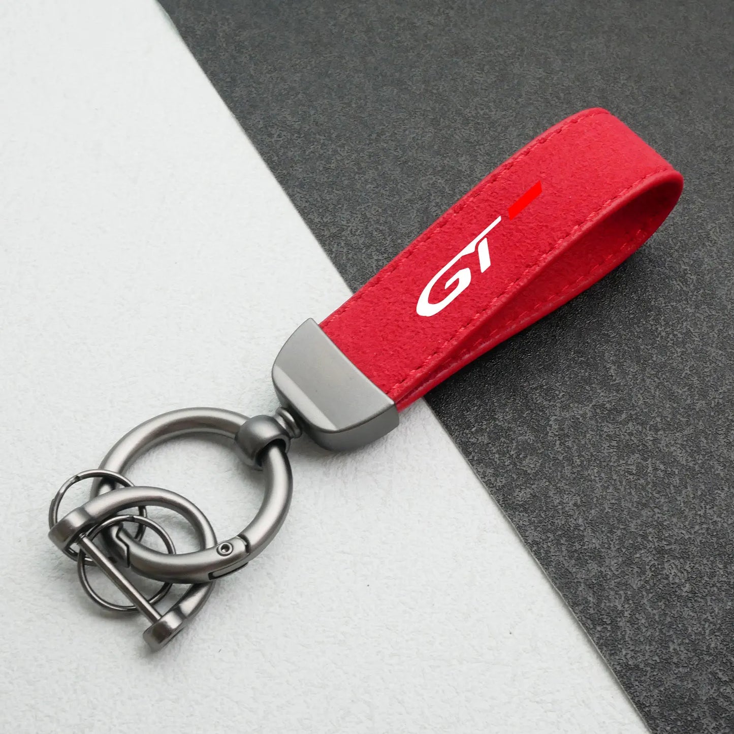 GT Leather Keychain 
