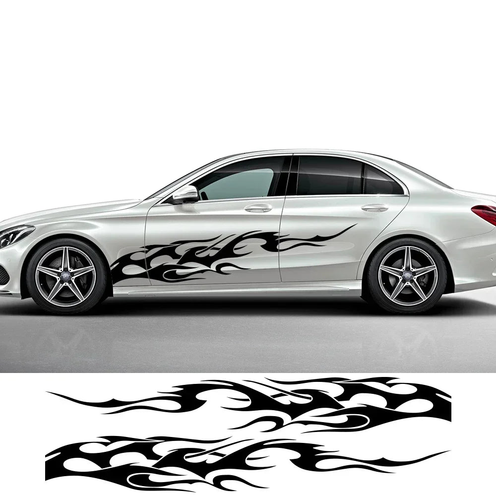 2Pcs Vinyl Flame Graphics 