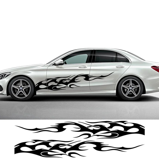2Pcs Vinyl Flame Graphics 