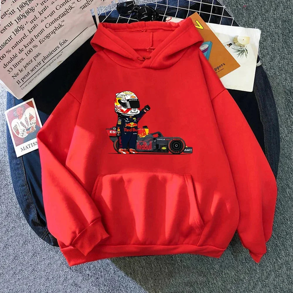 Mini F1 Hoodie Graphic Sweatshirt