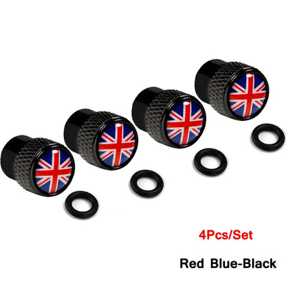 Union Jack Valve Caps