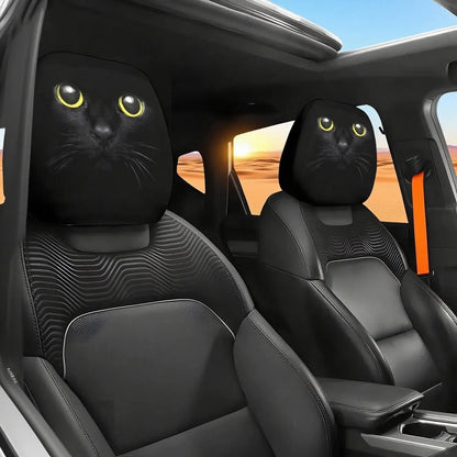 2PC Halloween Face Printed Car Pillow 