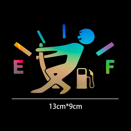 Fuel Gauge Funny Sticker