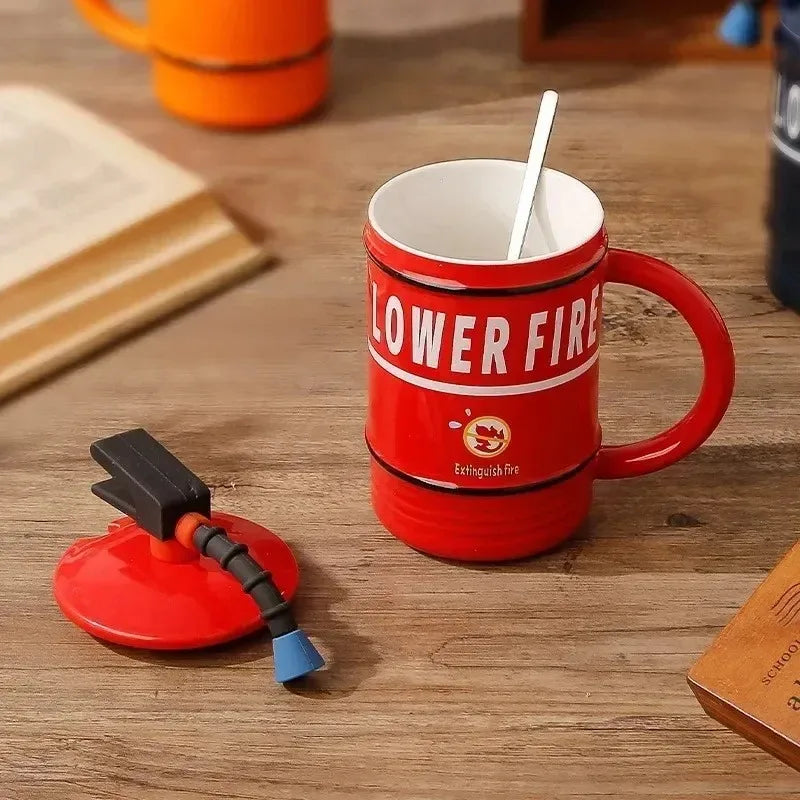 Fire Extinguisher Shape Mug 