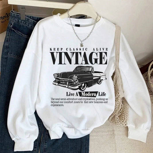 Vintage Car Sweatshirt