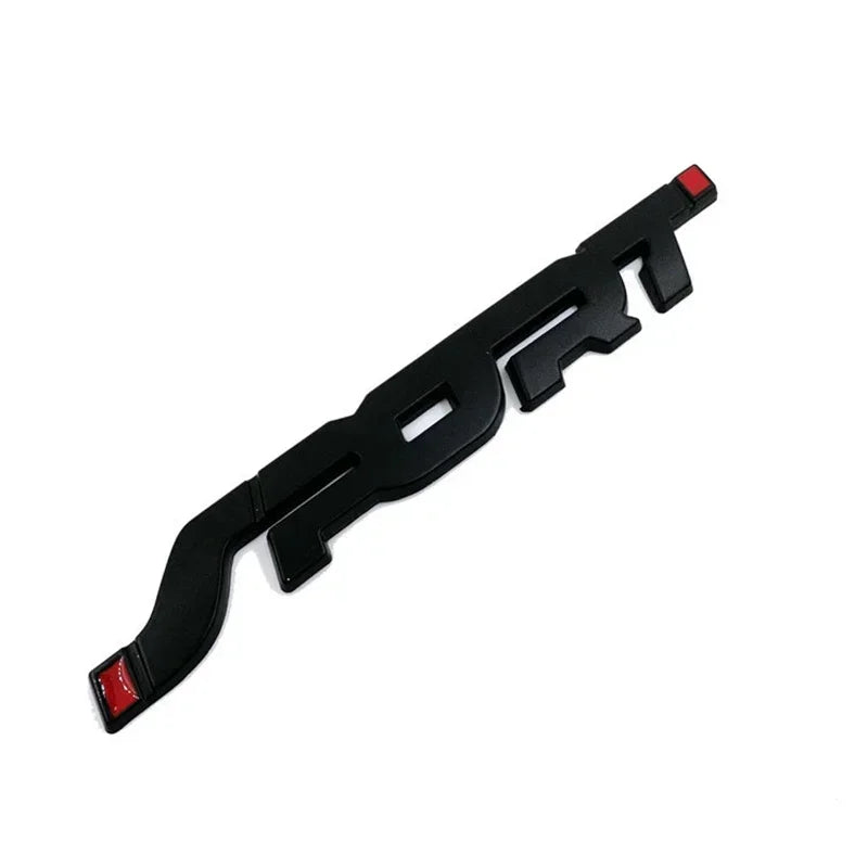 Autocollant 3D en métal de style de voiture de sport