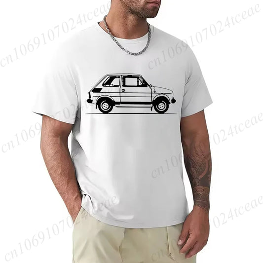 Old Car Print Man Fashion T-Shirt