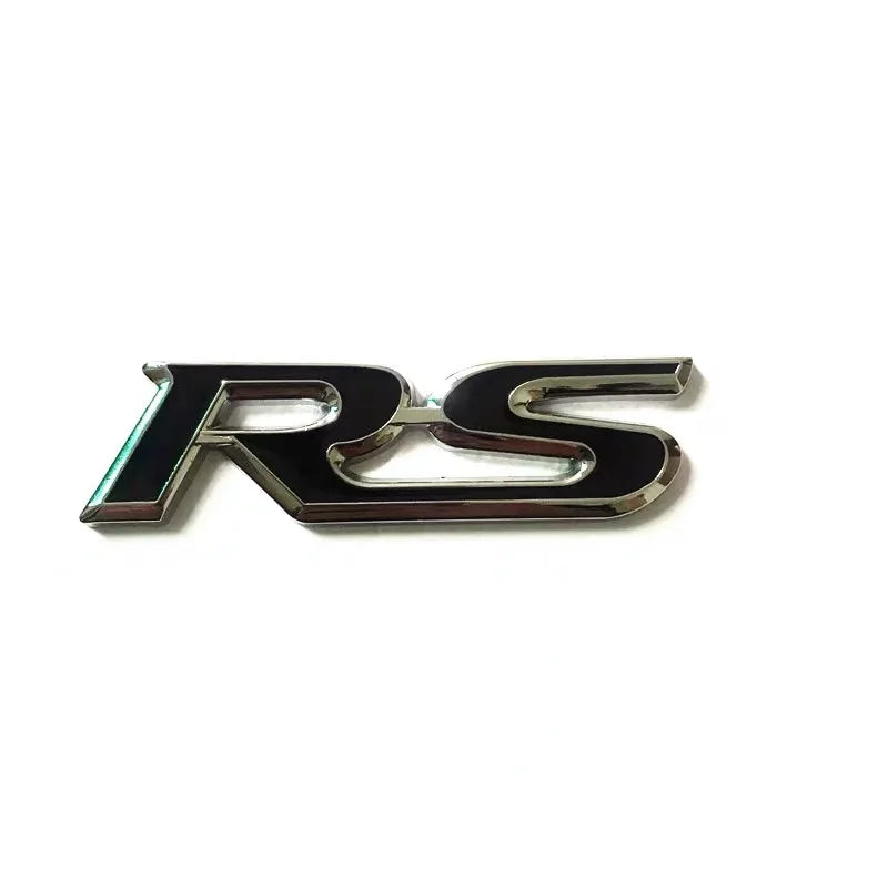 Badge de coffre arrière « RS » en métal 3D