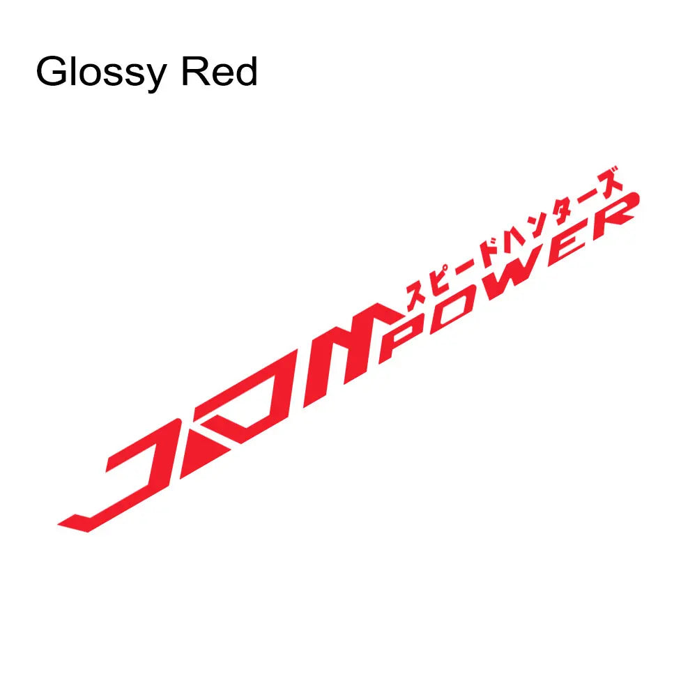 JDM Power Windshield Banner