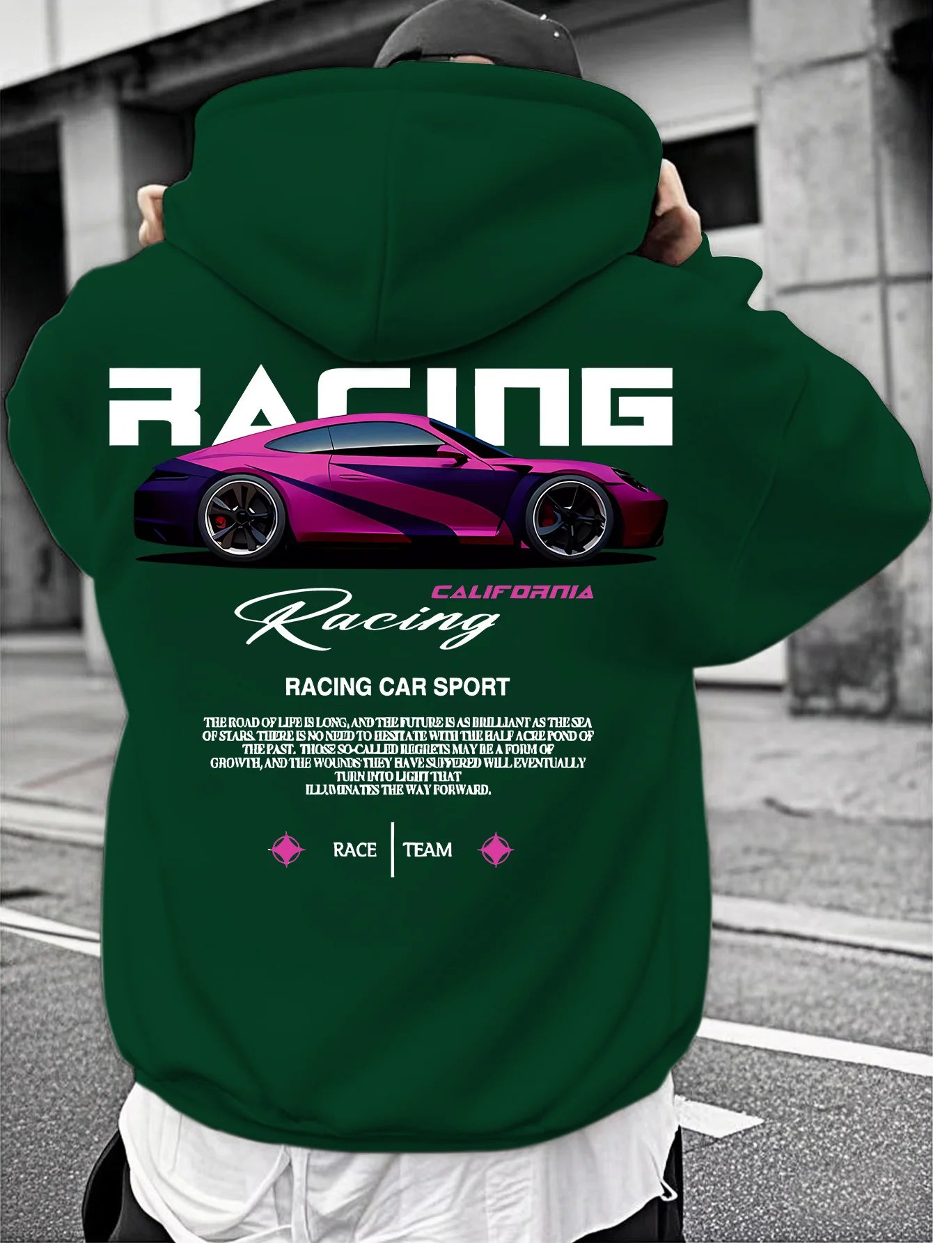 Racing Car Sport Urban Hoodie 