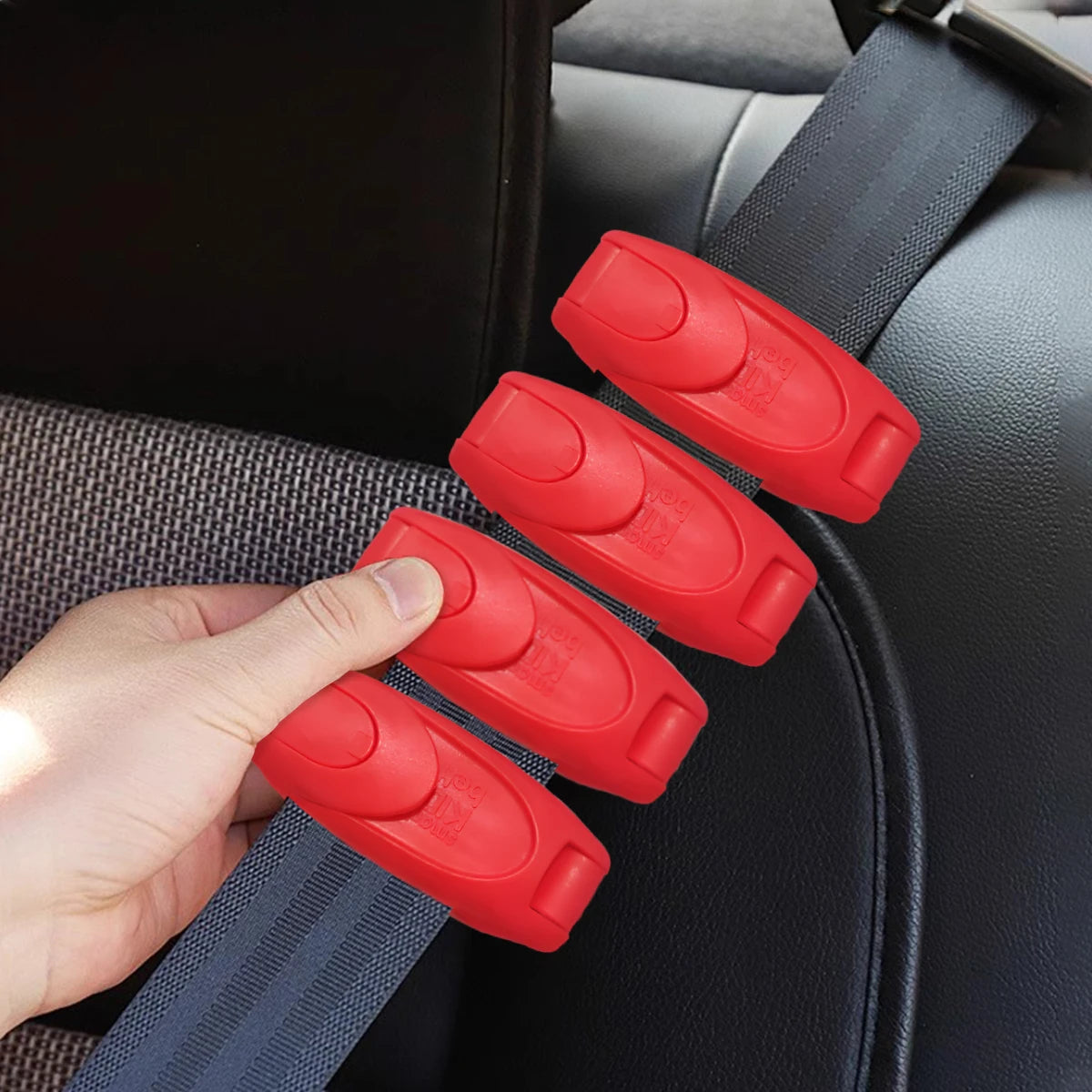 1/4PCS Car Safety Seat Belt Buckle 