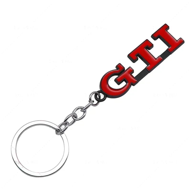VW GTI Metal Keychain 