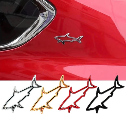 Shark Shape Badge Decal 