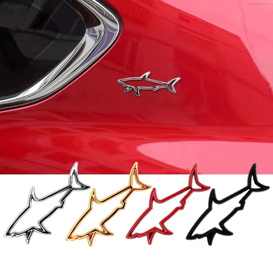 Shark Shape Badge Decal 
