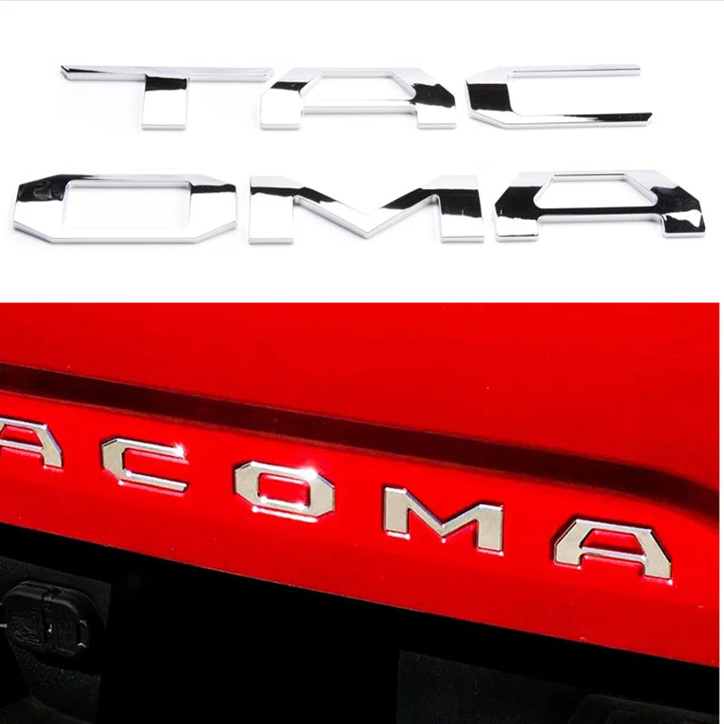 Tacoma 3D Letter Cover Emblem TA