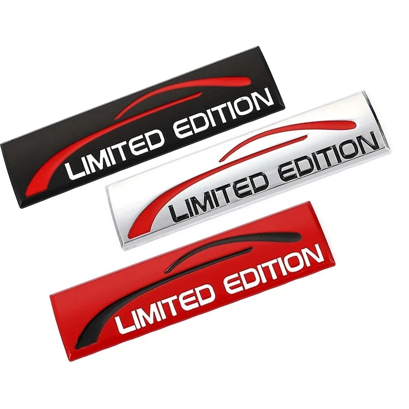 Car Styling 3D Metal Limited Edition Emblem