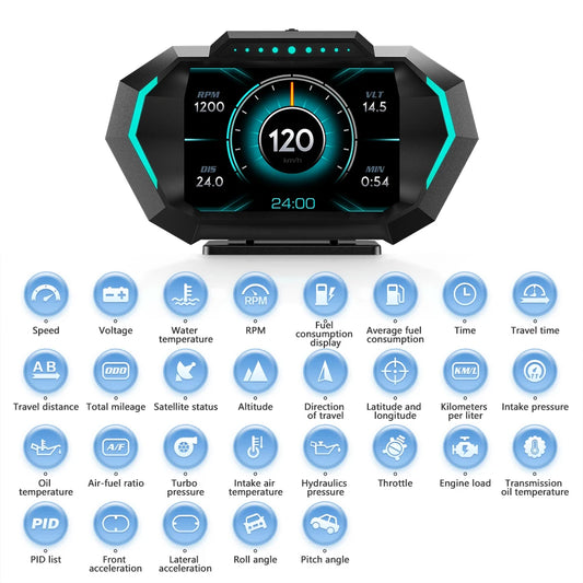 Digital LCD Car Dashboard