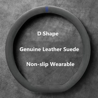 Luxury Suede Steering Wheel Cover