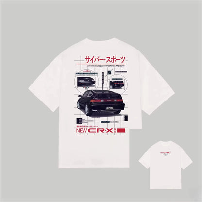 JDM-inspiriertes Auto-Grafik-T-Shirt