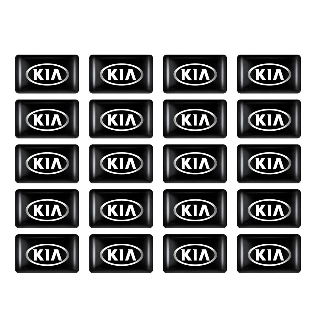 10/20/50Pcs Kia Car Mini Stickers