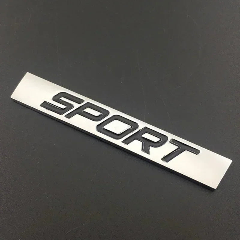 3D Metal Sport Logo Rear Trunk Emblem