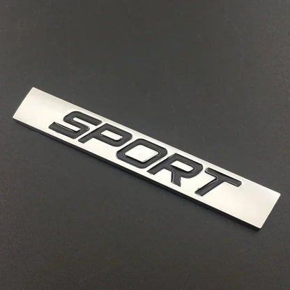 3D Metal Sport Logo Rear Trunk Emblem