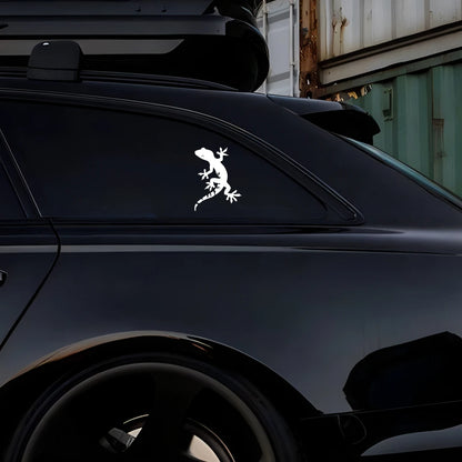 Gecko Strolling Car Sticker