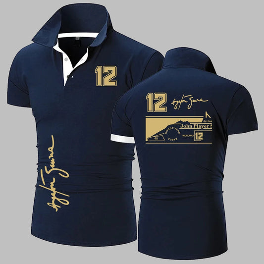 Ayrton Senna Signature Polo Shirt