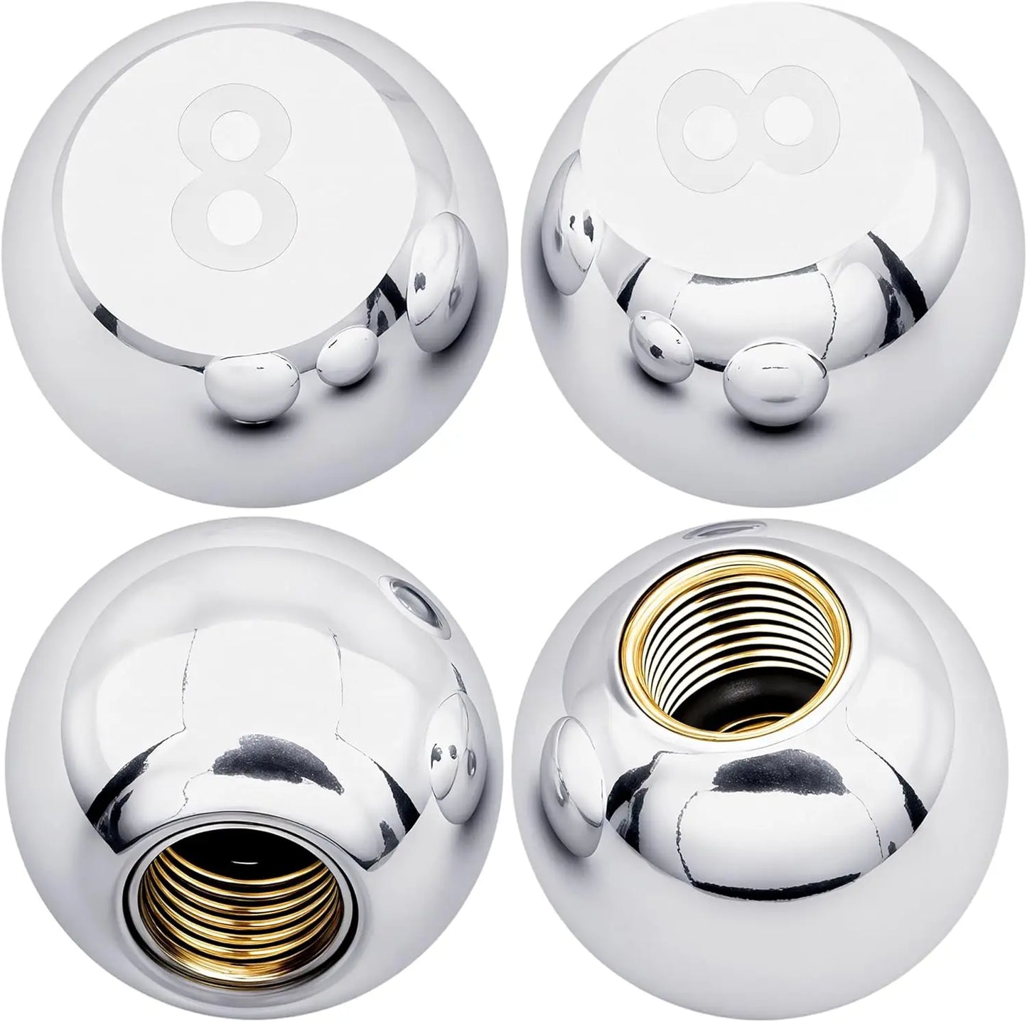 8 Ball Style Tire Valve Caps 