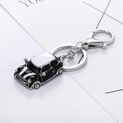 Retro Classic Mini Car Keychain MR