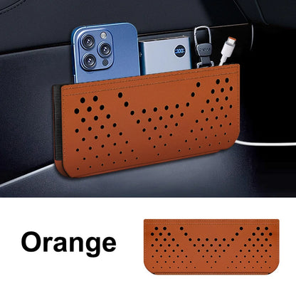 Car Leather Side Storage Bag 
