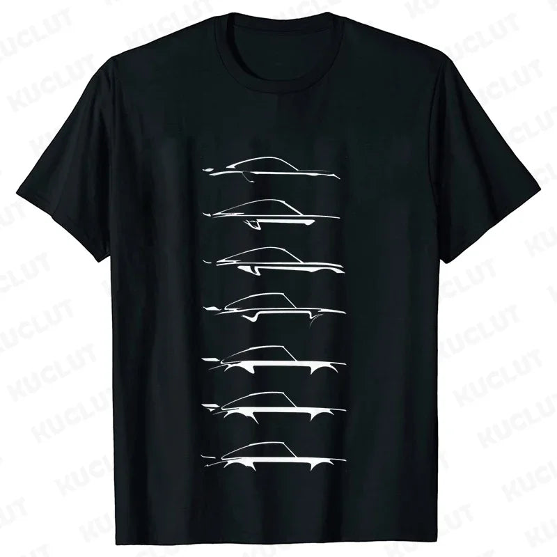 Camiseta masculina de automobilismo