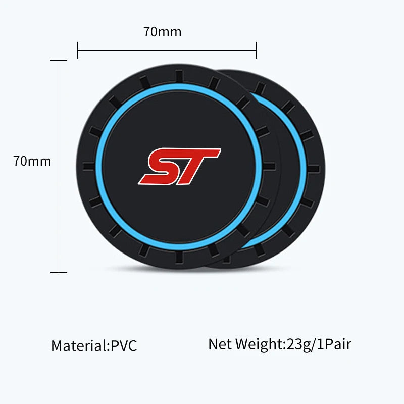 2Pcs ST Car Cup Coaster