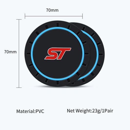 2Pcs ST Car Cup Coaster